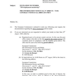 Invitation to tender