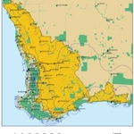 Major roads in the Wheatbelt region of Western Australia
