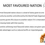 Most favoured nation