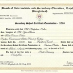 Secondary School Certificate