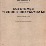 Egyetemes tizedes osztályozás