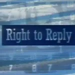 Right of reply
