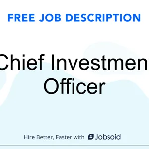 Chief investment officer